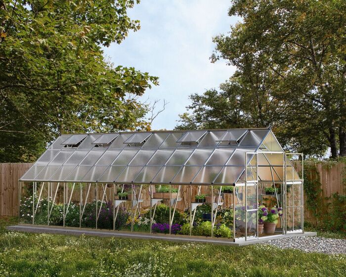Växthus Balance 21,5 m² Silver Canopia by Palram